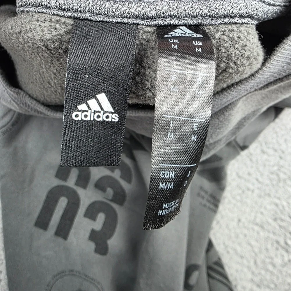 Adidas Training All Over Print Graphic Sweatshirt Mens Medium‎ Grey